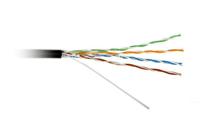 H3415 Кабель UTP 4x2 cat 5е Lan Union PE внешний (500м), черный