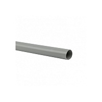 Труба гладкая ПВХ жесткая d25 мм (3 м) (111 м/уп) серая EKF-Plast