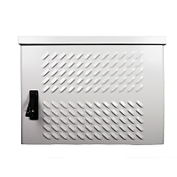 Шкаф уличный всепогодный настенный 9U (600х500), передняя дверь вентилируемая