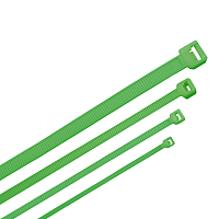 ITK Хомут-стяжка для кабеля 2,5х200мм нейлон зеленый (100шт)