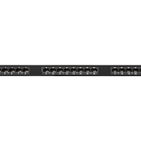 Коммутационная панель NIKOMAX 19", 0,5U, 24 порта, Кат.6 (Класс E), 250МГц, RJ45/8P8C, 110/KRONE, T568A/B, неэкранированная, с органайзером, черная - 