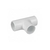 Тройник соединительный для трубы 20 мм (5 шт) белый EKF-Plast
