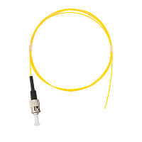 Шнур NIKOMAX волоконно-оптический, монтажный, одномодовый 9/125мкм, стандарта OS2, ST/UPC, LSZH нг(A)-HFLTx, 0.9мм, желтый, 1м, уп-ка 2шт.