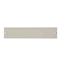 Боковая панель для стороны цоколя 750мм, длина 550 mm, металлическая, сплошная, цвет серый, Ral 7035