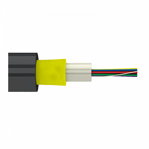 ВО кабель универсал., Unitube, силовой элемент кевлар, MM 50/125 OM3, 4В, LS0H нг(А)-HF, черный