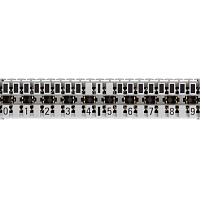 Плинт NIKOMAX 10 пар, Кат.3 (Класс C), 16МГц, контакты типа KRONE, неразмыкаемый, маркировка 0...9, крепление под кронштейн, серый, уп-ка 10шт.