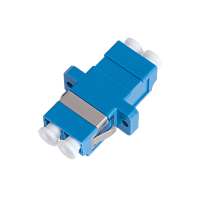Адаптер NIKOMAX волоконно-оптический, соединительный, одномодовый, LC/UPC-LC/UPC, двойной, пластиковый, синий, уп-ка 2шт.