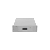 Полка (ящик) для документов с замком, 3U, 133х483х360мм (ВхШхГ), цвет серый (RAL 7035)