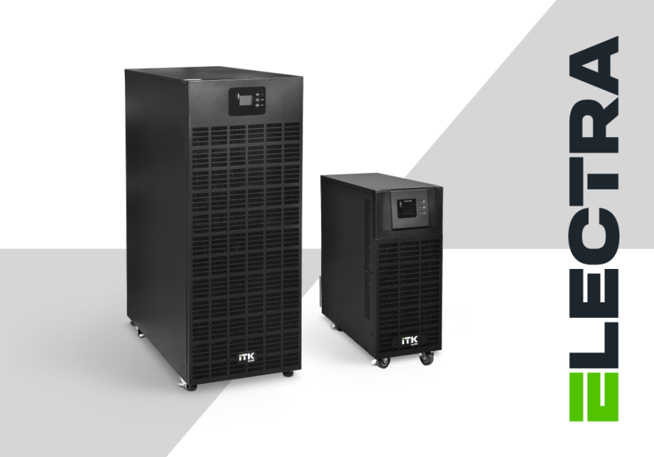 Трехфазные онлайн-ИБП ELECTRA OB 10-200 кВА — двойное преобразование для непрерывного питания оборудования.