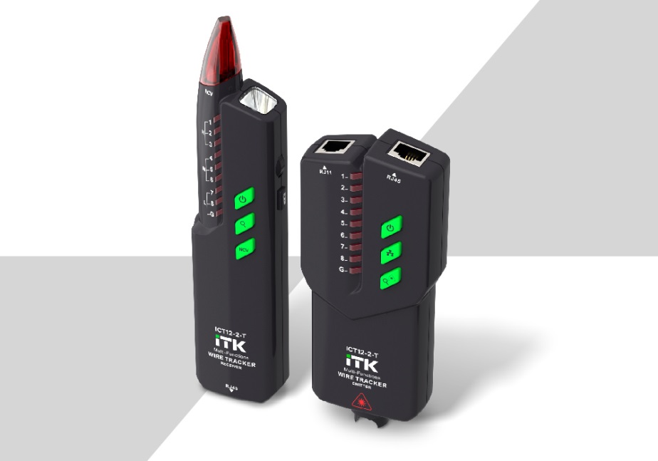 Тестер ITK для LAN-кабеля и оптики — многофункциональное устройство для диагностики состояния кабеля.