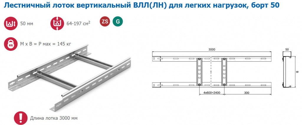 Вертикальные лотки ОСТЕК Серии ВВЛ(ЛН)