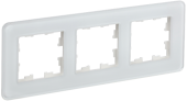 BRITE Рамка 3-местная РУ-3-БрБ белый IEK