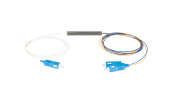 Сплиттер планарный NIKOMAX 1x2, одномодовый 9/125мкм, стандарта G657.A1, SC/UPC, миникорпус, с равным коэффициентом деления, 0.9 мм