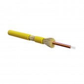 Кабель волоконно-оптический 9/125 (SMF-28 Ultra) одномодовый, 24 волокна, плотное буферное покрытие (tight buffer), для внутренней прокладки, HFLTx, –