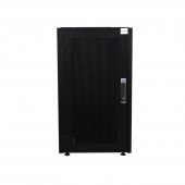 Шкаф нап. 19", 20U 600х600, перед. дв. перф., задн. стен. перф., чер.