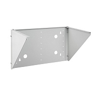 Кронштейн настенный вертикальный 19" 6U, цвет серый