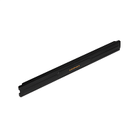 Панель заглушка NIKOMAX 19", 1U, на защелке, пластиковая, черная