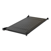 Полка стационарная усиленная TLK, 19", Ш436хГ1060мм, для шкафа и стойки глубиной 1200мм, черная