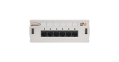 Коммутационная панель NIKOMAX настенная, 6 портов, Кат.6 (Класс E), 250МГц, RJ45/8P8C, 110, T568A/B, неэкранированная, светло-серая - гарантия: 5 лет 