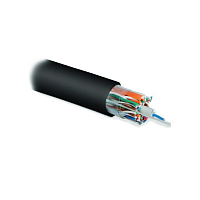 Кабель витая пара, неэкранированная U/UTP, категория 5, 25 пар (24 AWG), одножильный (solid), внешний, UV PE, -50 °С - +60 °С, черный