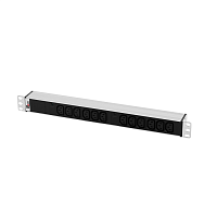 Гор блок розеток Rem-32, 1×32А, инд, 12C13, 19", колодка