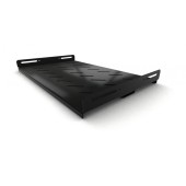 Полка стационарная усиленная, глубина 300 мм, с боковым креплением, нагрузка до 50 кг, для шкафов серии TTB, TTR, TWB/TWB-FC, 485х300мм (ШхГ), цвет че