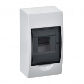 Корпус пластиковый ЩРН-П-4 черн. прозр. дверь IP41 GENERICA