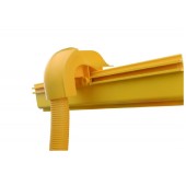 Ответвитель-крышка Т-образный вертикальный вниз 143х90 мм с трубой