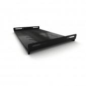 Полка стационарная, глубина 300 мм, с боковым креплением, нагрузка до 20 кг, для шкафов серии TTB, TTR, TWB/TWB-FC, 485х300мм (ШхГ), цвет черный (RAL 