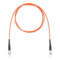 Шнур оптический коммутационный (патч-корд), FC-FC симплекс (simplex) OM2, нг(А)-HF, оранжевый, 20 м