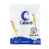 Патч-корд U/UTP, категория 5е, 2xRJ45/8p8c, неэкранированный, желтый, LSZH, 0.3м