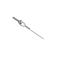 Трос оцинкованный с болтом М8 и замком 10 м, толщ. 2,0 мм, Сендзимир цинк