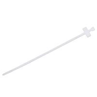 Стяжка нейлоновая неоткрывающаяся, безгалогенная (halogen free), 200x2.5мм, с площадкой для маркера (100 шт)