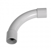 Соединитель угловой д32 (5шт/125шт уп/кор) Промрукав