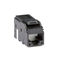 Модуль  Keystone RJ45 CAT6A не экранированный, черный