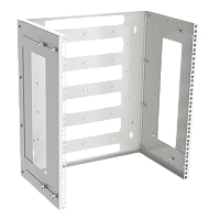 Рама настенная регулируемая 300-500мм 12U серая