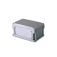 Корпус IP67,300х200х146 (выс.крышки 21),стнк.выбв.флнц.,непрозр.крыш.