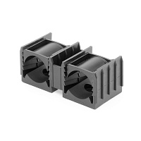 Держатель с защелкой, для крышек шириной 40 и 90 мм (d 12-28 mm)