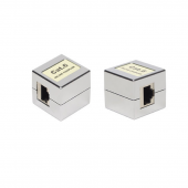 Проходной адаптер (coupler), RJ-45(8p8c), категория 6, полный экран
