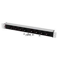 Гор блок розеток Rem-32, 1×32А, инд, 8S, 19", колодка
