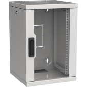 ITK LINEA WS Шкаф 10" 9U 320х310мм дверь стекл. сер.