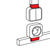 Адаптер QUTEO к/к 40x16 METRA