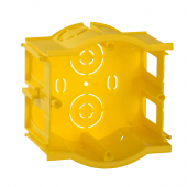 Коробка установочная СЗ сборная для твердых стен D=68х45мм (проходная) GENERICA