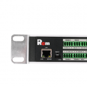 Упр. блок розеток с монит. Rem-MC1 2 S, 3 С13, 32A, алюм., 19", колодка