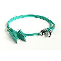 Патч-корд волоконно-оптический (шнур) MM 50/125(OM3), LC-ST, duplex, LSZH, 1,5 м