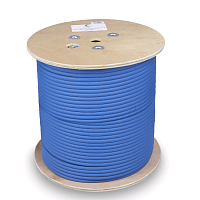 Кабель экранированная витая пара SSTP (S/FTP), категория 8 (40G, 2000 MHz), 4 пары (23 AWG), LSZH (305 м)