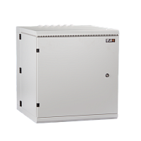 Настенный двухсекционный  шкаф 19", 18U, металлическая дверь, промышленный, степень защиты IP55, Ш600хВ904хГ600мм, серый.