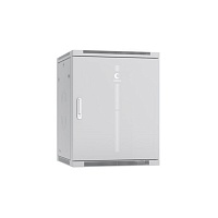 Шкаф телекоммуникационный настенный разобранный 19" 15U 600x350x769mm (ШхГхВ) дверь металл, цвет серый (RAL 7035)