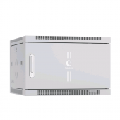 Шкаф телекоммуникационный настенный 19" 6U 600x350x368mm (ШхГхВ) дверь металл