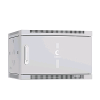 Шкаф телекоммуникационный настенный 19" 6U 600x350x368mm (ШхГхВ) дверь металл